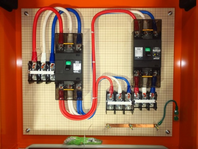 製作事例 仮設分電盤 A-5672