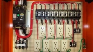 仮設分電盤 製作事例
